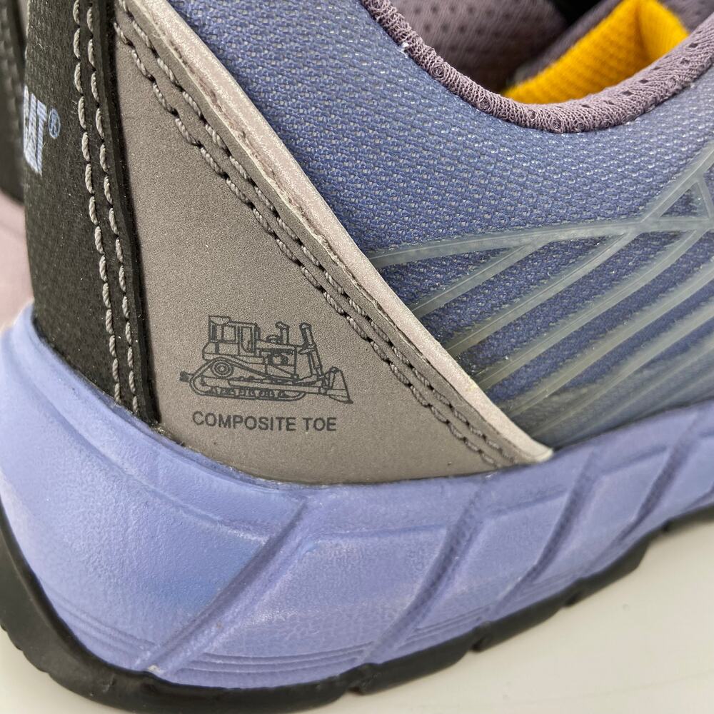 Cat Work Shoe Sneaker Size 8 Gray Array Composite… - image 7